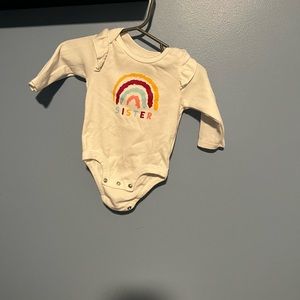 Sister ruffled bodysuit